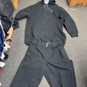 Vintage 2005 Air Jordan Retro 14 Black  Hoodie and Sweatpants Set